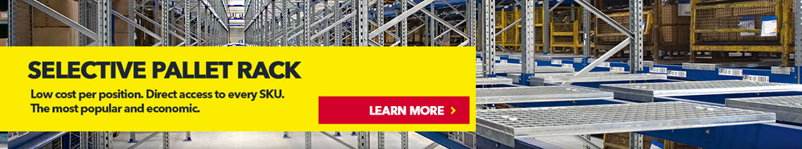 Schaefer R3000 Shelving Systems. Learn more about warehouse projects.