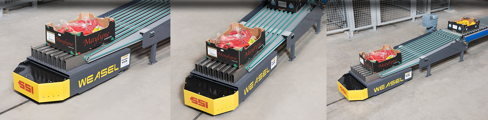 Warehouses with WEASEL® Automated Guided Vehicle. Quality WEASEL® Automated Guided Vehicle. SSI Schaefer. www.schaefershelving.com