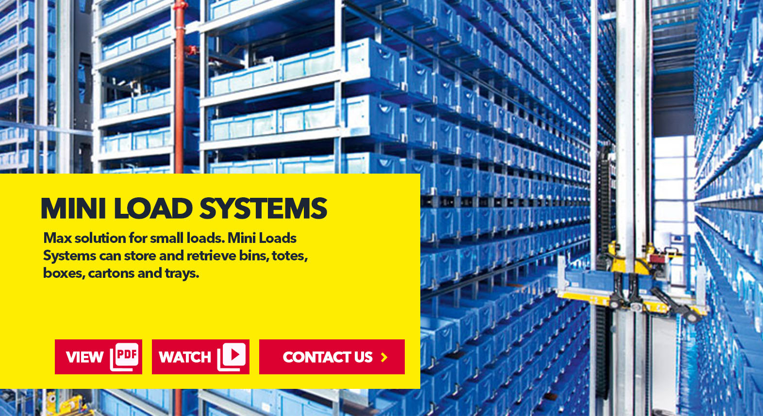 Mini-Load Systems by SSI Schaefer USA. Shop Now. Contact Us. www.chaefershelving.com