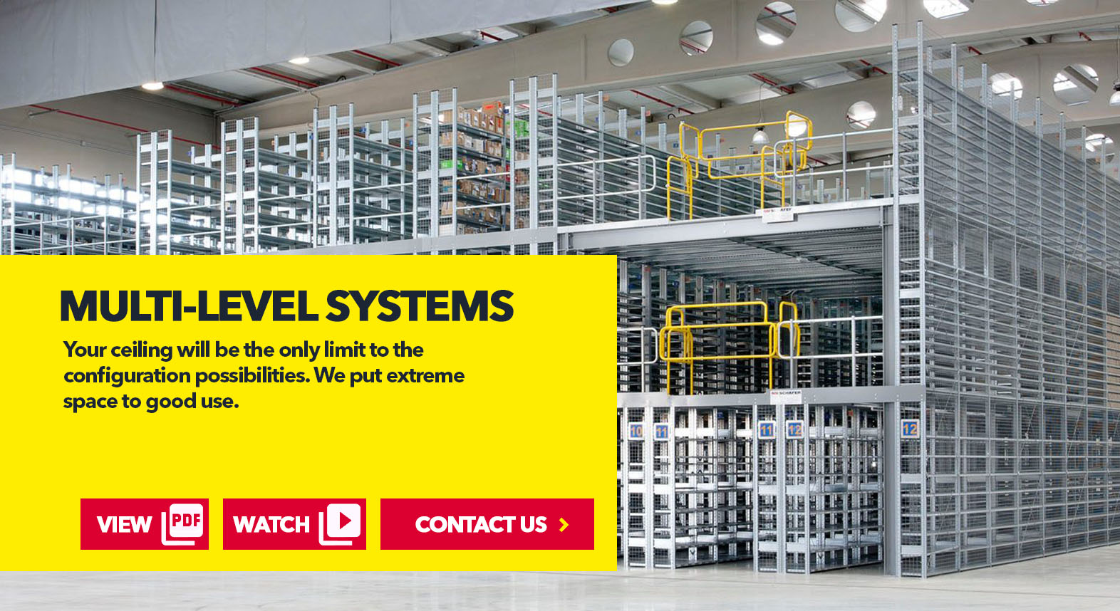 Multi-Level Shelving Systems by SSI Schaefer USA. Download PDF. Watch Video. Contact Us. www.chaefershelving.com