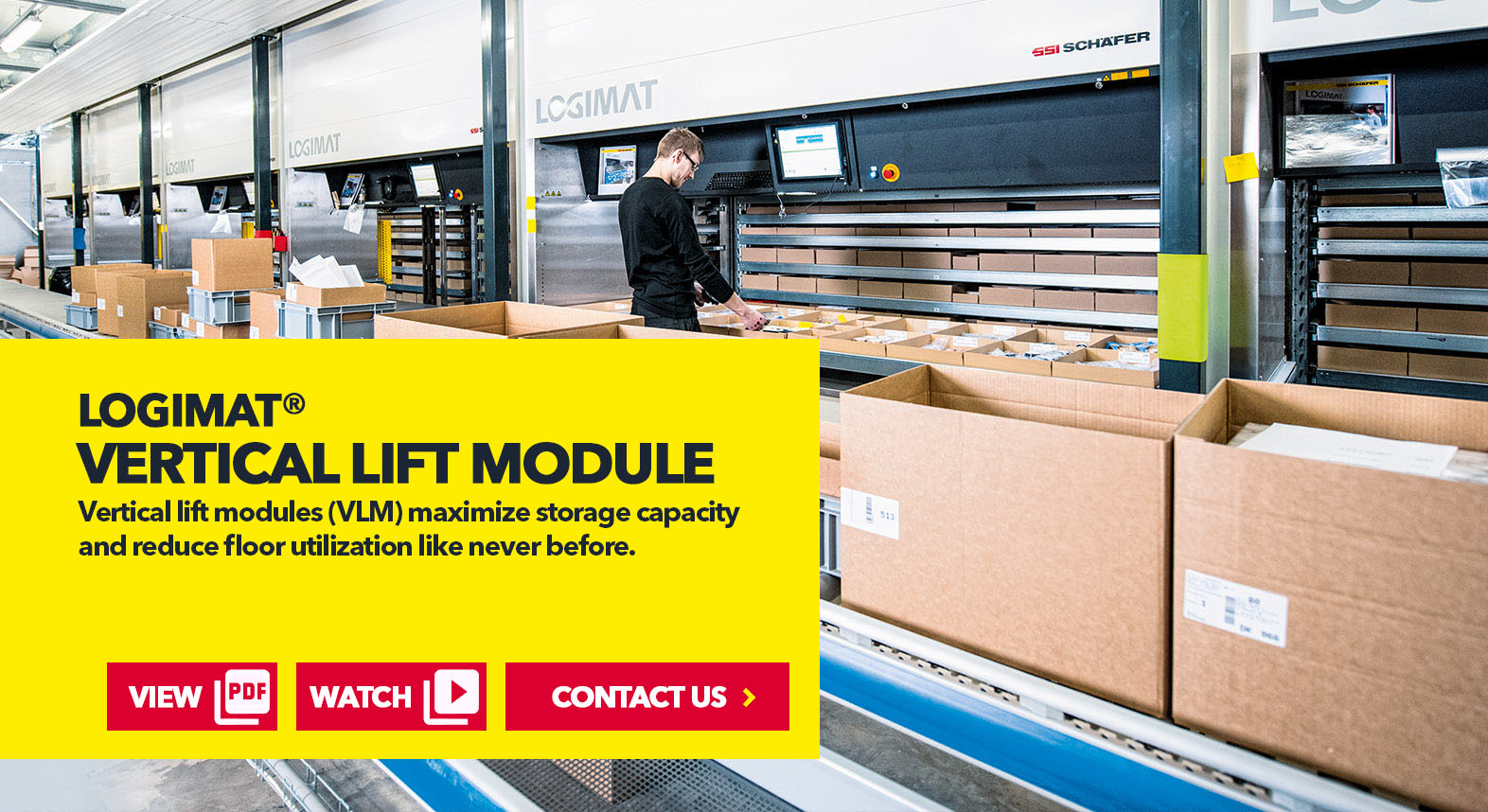 Vertical Lift Module (VLM) Schaefer Shelving