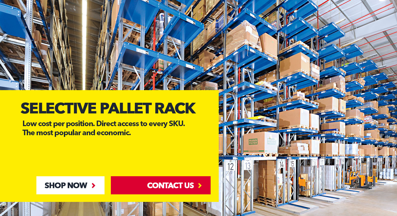 Selective Pallet Rack by SSI Schaefer USA Download Guide, Watch Video, Contact Us. www.chaefershelving.com