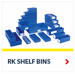 Plastic Shelf Bins for small parts storage, by SSI Schaefer
