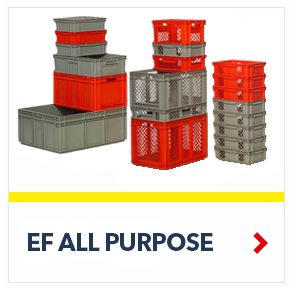 Euro-Fix Containers for food, industrial, distribution processes, by SSI Schaefer