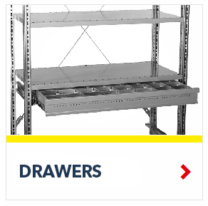 Drawers for R3000 Heavy Duty Shelving Units, by SSI Schaefer