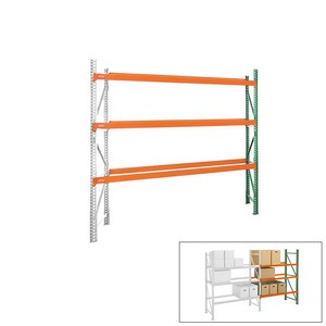 Looking: 144"H x 48"W x 42"D Pallet Rack Shelving Unit Add-On | By Schaefer USA. Shop Now!