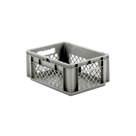 Looking: EF stackable Container Solid Base/Mesh Sides  15.8"L x 11.9"W x 6.7"H  | By Schaefer USA. Shop Now!