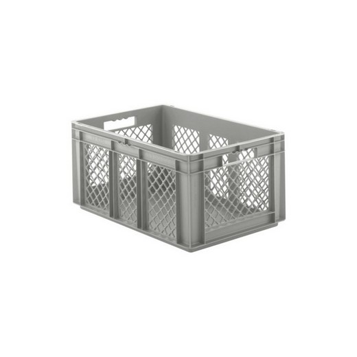 Looking: EF stackable Container Solid Base/Mesh Sides  23.7"L x 15.8"W x 11.3"H  | By Schaefer USA. Shop Now!