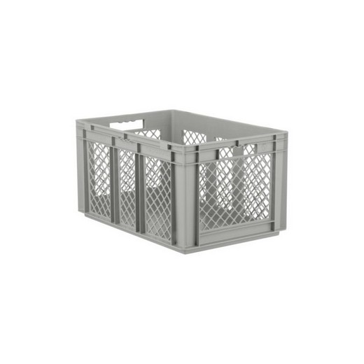 Looking: EF stackable Container Solid Base/Mesh Sides  23.7"L x 15.8"W x 12.6"H  | By Schaefer USA. Shop Now!