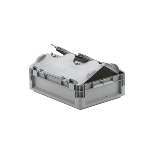 Looking: ELB 4120 Light Duty Straight Wall Container 2-pc Hinged Lid | By Schaefer USA. Shop Now!