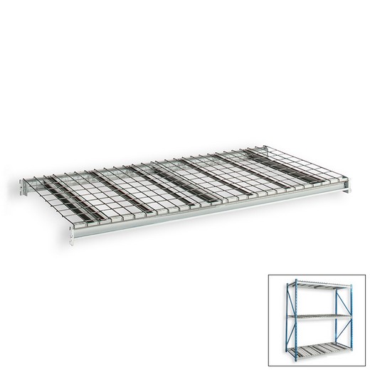 Looking: 72"W x 48"D Bulk Rack Wire Deck Extra Level | By Schaefer USA. Shop Now!