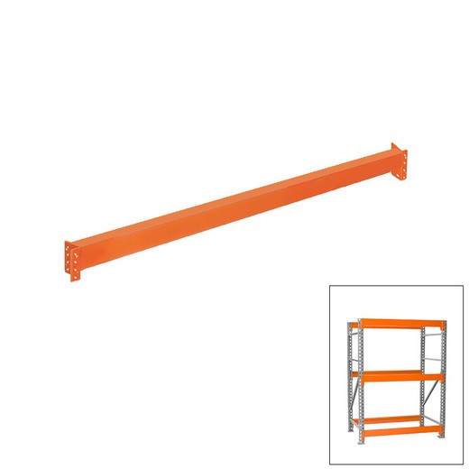 Looking: 120"D Pallet Rack Beam Level Heavy Duty Orange | By Schaefer USA. Shop Now!