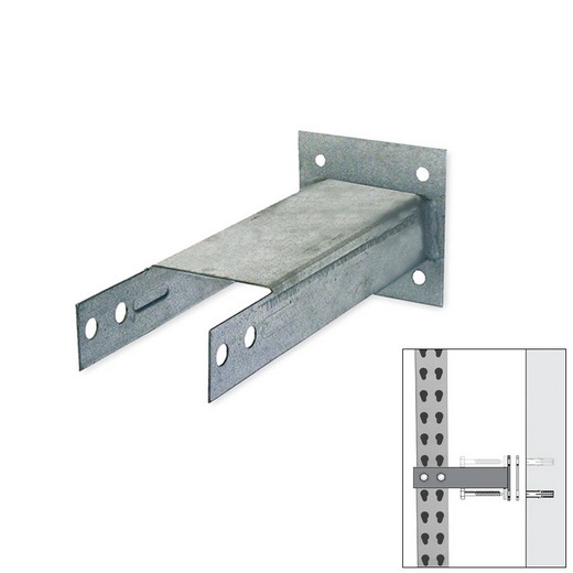 Looking: 12"D Pallet Rack Accessories Wall Tie | By Schaefer USA. Shop Now!