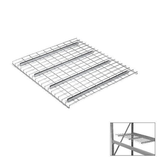 Looking: 58"W x 48"D Pallet Rack Wire Decking | By Schaefer USA. Shop Now!