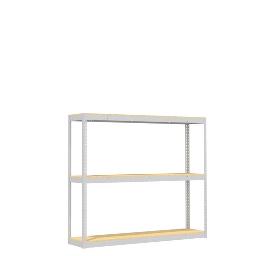 Looking for: Rivet Record Storage Shelving Unit. 3 Particle Board Levels. 60"H x 69"W x 15"D  | SSI Schaefer USA