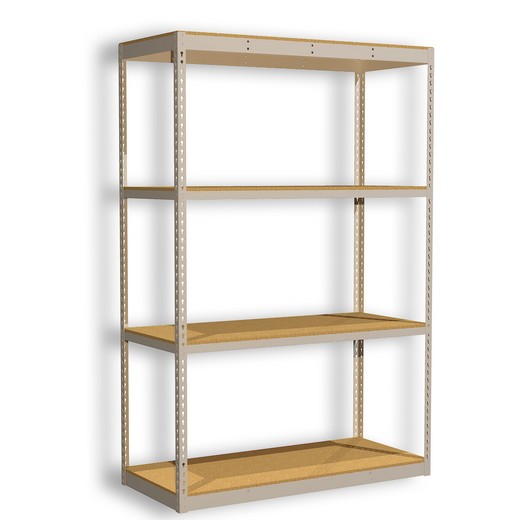 Looking for: Rivet Standard Shelving Unit. 4 Particle board Levels. 60"H x 36"W x 12"D  | SSI Schaefer USA