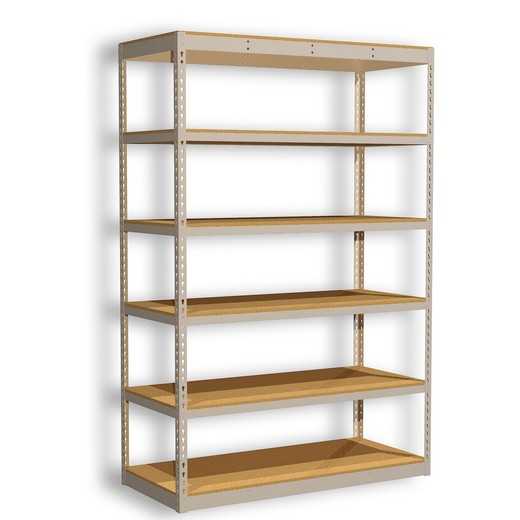 Looking for: Rivet Standard Shelving Unit. 6 Particle board Levels. 120"H x 48"W x 24"D | SSI Schaefer USA