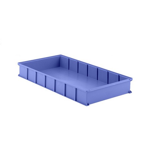 Looking: 32"L x 16"W x 3.75"H LMB 841 Vertical Storage System Container Blue | By Schaefer USA. Shop Now!