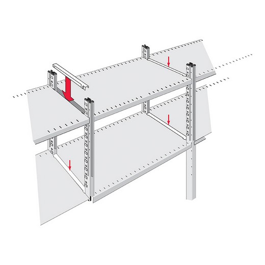 Looking: 2.4"W Infill Shelf Pieces for R3000 Industrial Shelving | By Schaefer USA. Shop Now!