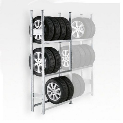 Looking: 85"H x 39"W x 44"D R3000 Tire Rack Shelving Starter Unit 3 Shelves | By Schaefer USA. Shop Now!