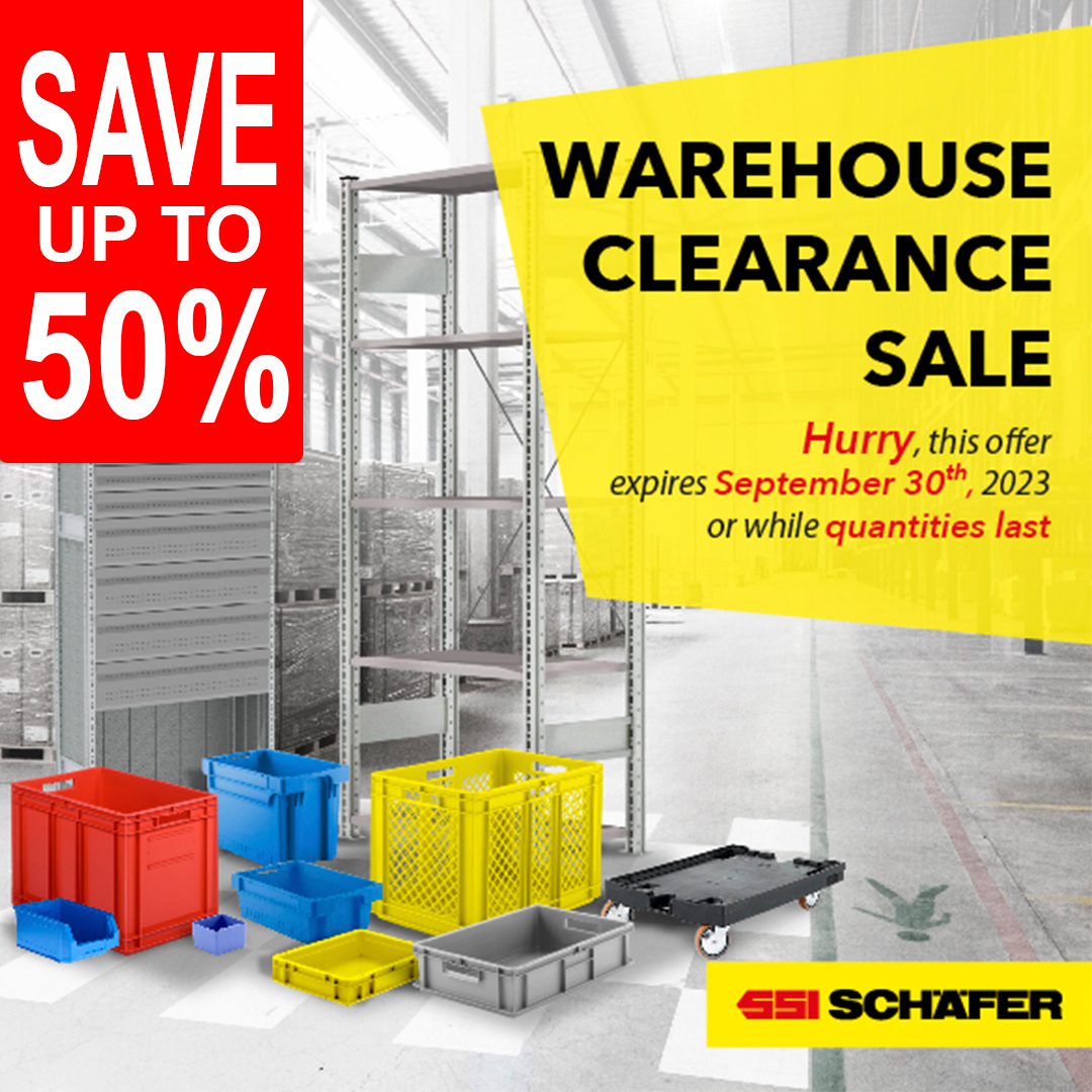 SCHAEFER Warehouse Sales event! Learn more!