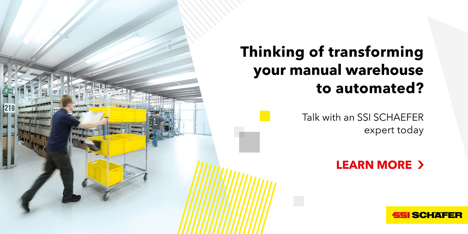 Thinking to transforming your manual warehouse to automated? Learn more!