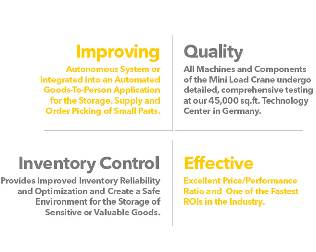 Mini Load Systems. Improving, Quality, Inventory Control, Effective. Contact us! SSI Schaefer. www.schaefershelving.com