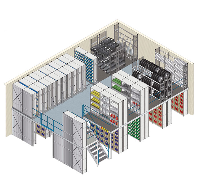 Multi-Level Mezzanine Systems. SSI Schaefer. www.schaefershelving.com