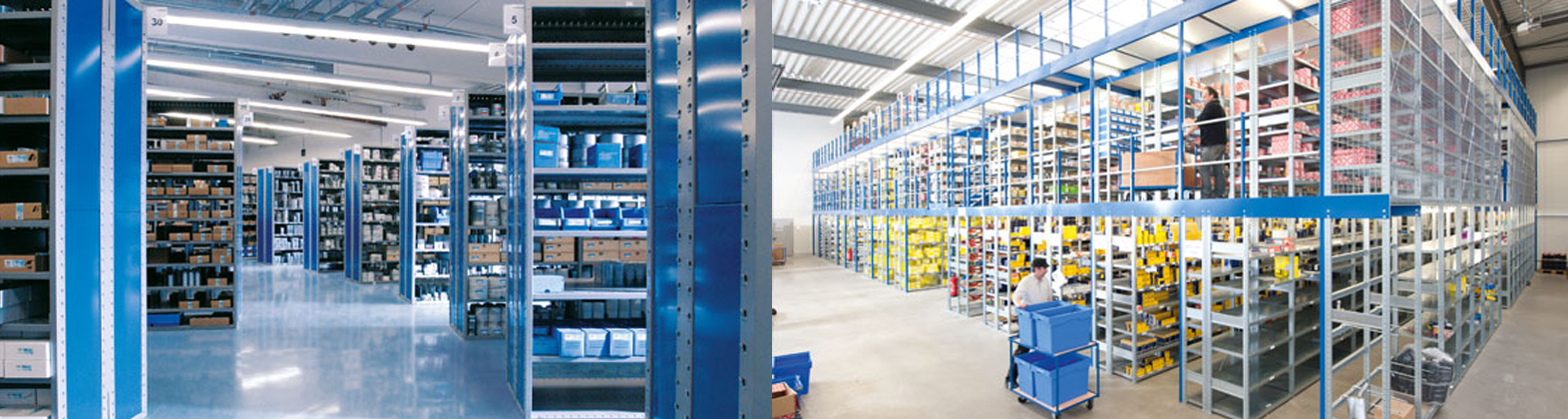 Warehouses with R3000 Industrial Shelving. Quality Industrial Shelving. Made in USA. SSI Schaefer. www.schaefershelving.com