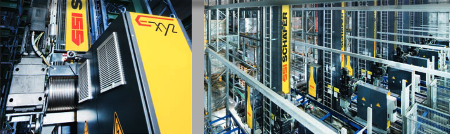 Warehouses with Exyz® AS/RS Pallet Crane. Quality Exyz® AS/RS Pallet Crane. SSI Schaefer. www.schaefershelving.com