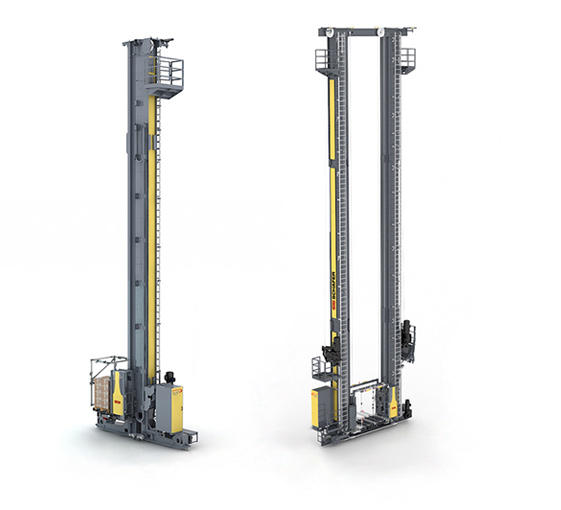 Contact us! Quality Exyz® AS/RS Pallet Crane. SSI Schaefer. www.schaefershelving.com