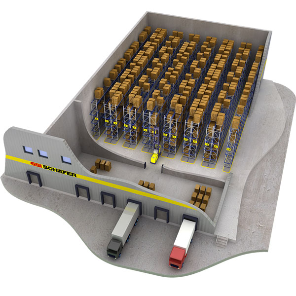 Selective Pallet Rack. Very Narrow Aisle (VNA) Pallet Rack. Contact us! SSI Schaefer. www.schaefershelving.com