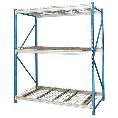 Bulk Rack Shelving units with wire decking for all manual storage requirements on your Warehouse or Distribution Center, from SSI Schaefer