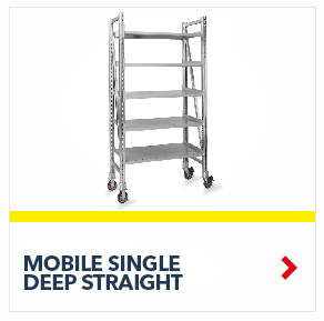 Schaefer Mobile Straight Shelf On Line Shelving for all your assembly line picking and storage needs, by SSI Schaefer