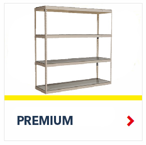 Premium Rivet Shelving for the storage of light loads, from SSI Schaefer