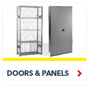 R3000 Heavy Duty Shelving Enclosure Panels, by SSI Schaefer