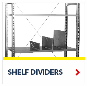 Dividers & Trays for R3000 & R4000 Heavy Duty Shelving Units, by SSI Schaefer