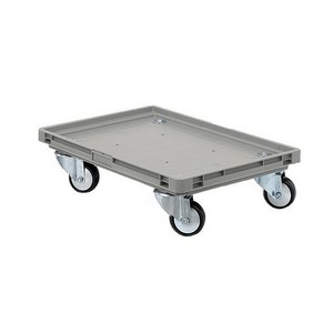 Looking: EF Roll Trolley Plastic Wheels 24"L x 16"W x 05"H  | By Schaefer USA. Shop Now!