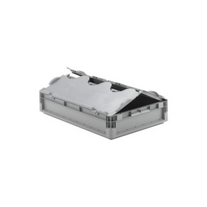 Looking: ELB 6120 Light Duty Straight Wall Container 2-pc Hinged Lid | By Schaefer USA. Shop Now!