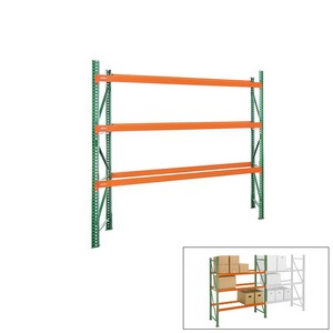 Looking: 144"H x 108"W x 48"D Pallet Rack Shelving Unit Starter | By Schaefer USA. Shop Now!