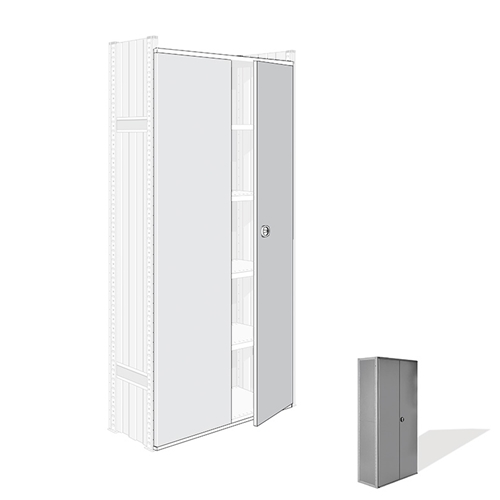 85"H x 50"W Steel Door Set for R3000 Industrial