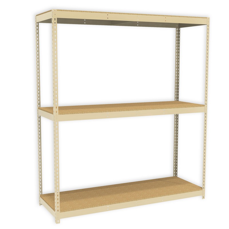 60"H x 60"W x 30"D Premium Rivet Shelving Unit