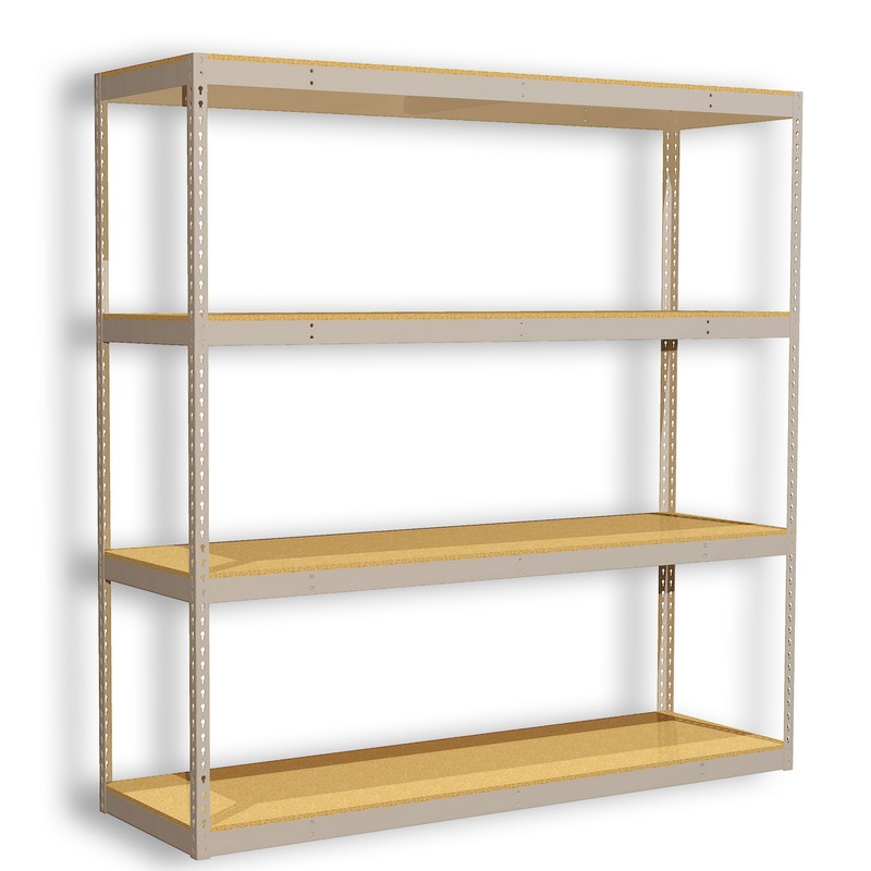 72"H x 48"W x 18"D Premium Rivet Shelving Unit