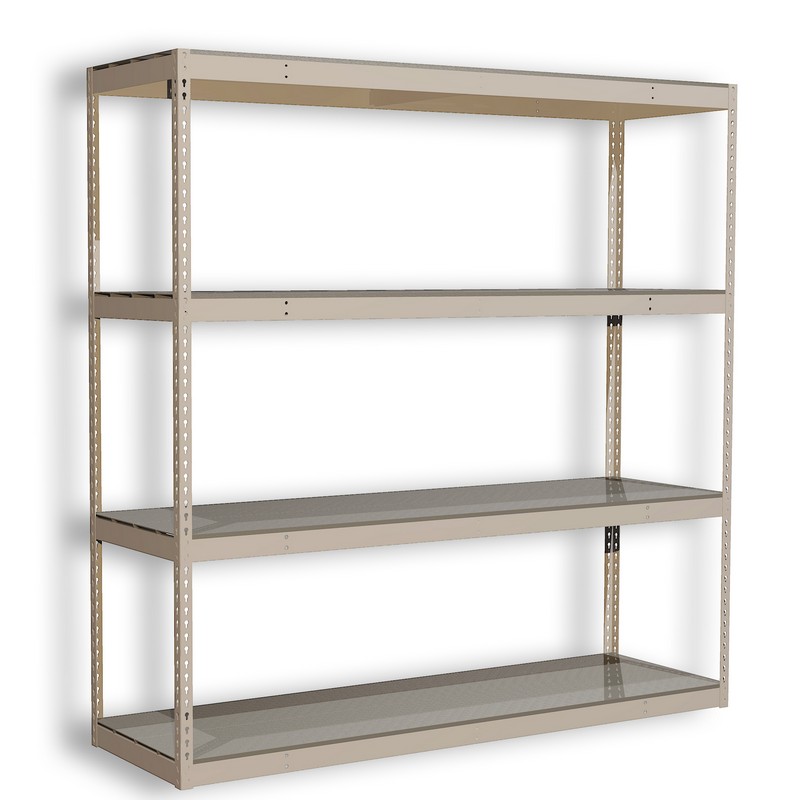 72H x 72W x 18D Premium Rivet Shelving