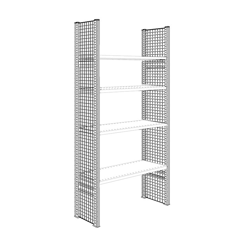85"H x 24"D R3000 Shelving Wire Mesh Side Panels