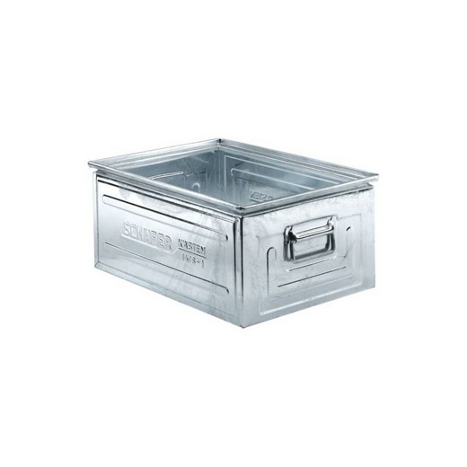 Galvanised Steel Bin Rodent proof rubbish storage recycling container (lrb)