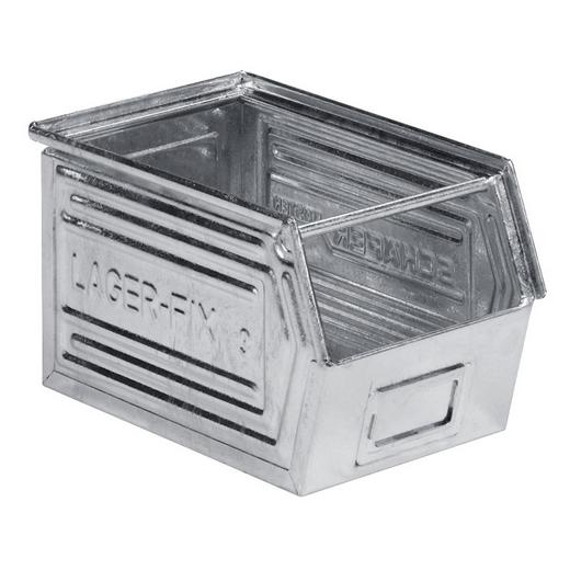 Looking: 14/7-3 LF Hopper Stackable Steel Bin Galvanized | By Schaefer USA. Shop Now!