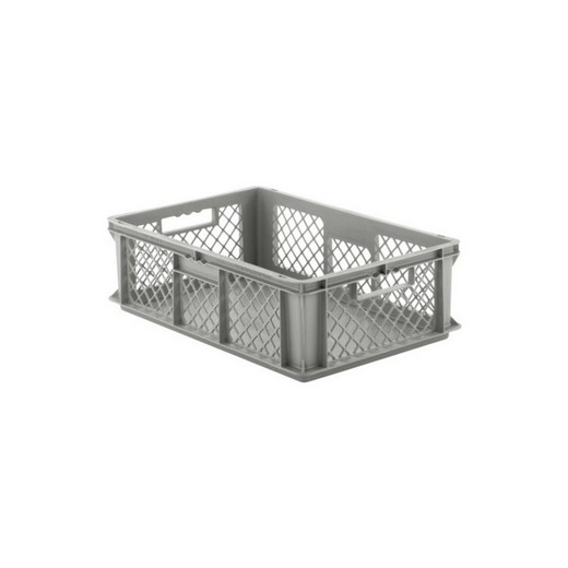 Looking: EF stackable Container Solid Base/Mesh Sides  23.7"L x 15.8"W x 7.1"H  | By Schaefer USA. Shop Now!
