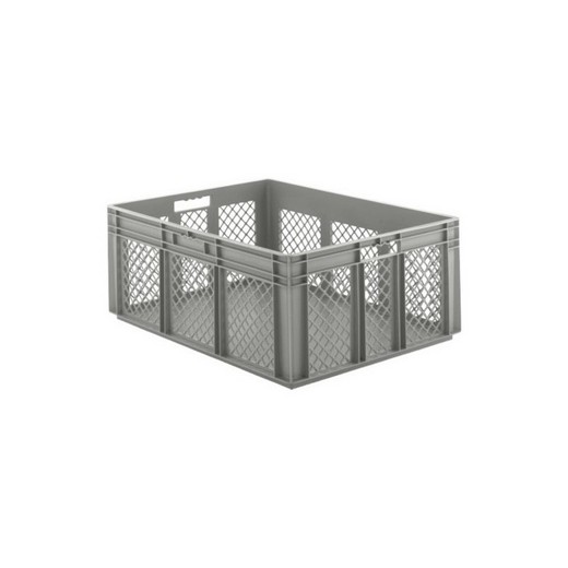 Looking: EF stackable Container Solid Base/Mesh Sides  31.5"L x 23.7"W x 12.6"H  | By Schaefer USA. Shop Now!