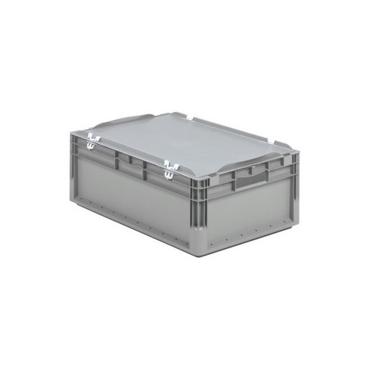 Looking: ELB 6220 Light Duty Straight Wall Container with Hinged Lid | By Schaefer USA. Shop Now!